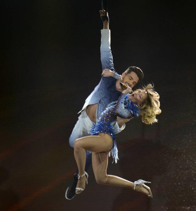 Helene Fischer und Thomas Seiter im vergangenen Februar in der Wiener Stadthalle.