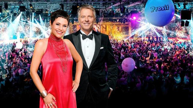 Francine Jordi und Jörg Pilawa präsentieren die „Silvestershow“ im Ersten. 