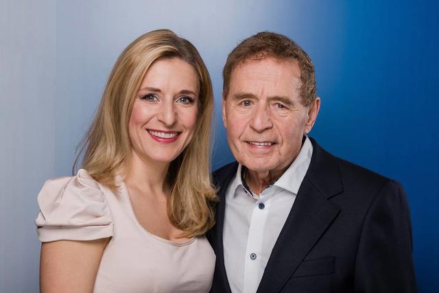 Eberhard Hertel mit seiner Tochter Stefanie. Eberhard Hertel mit seiner Tochter Stefanie.