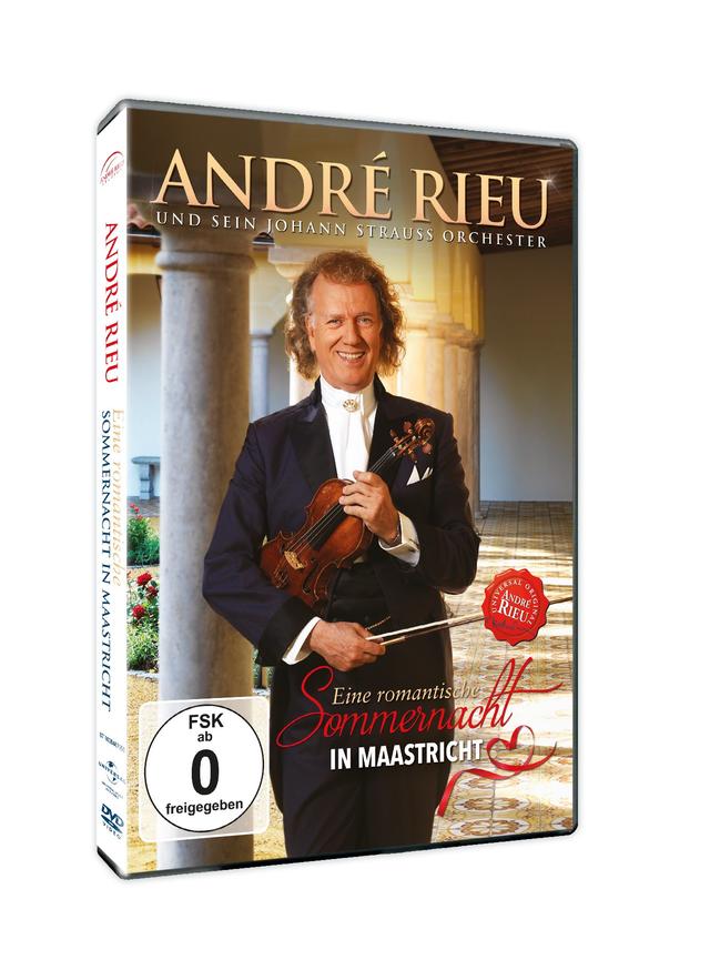 Mehr Informationen über André Rieus DVD „Eine romantische Sommernacht in Maastricht“ mit einem Klick auf’s Cover! Mehr Informationen über André Rieus DVD „Eine romantische Sommernacht in Maastricht“ mit einem Klick auf’s Cover!