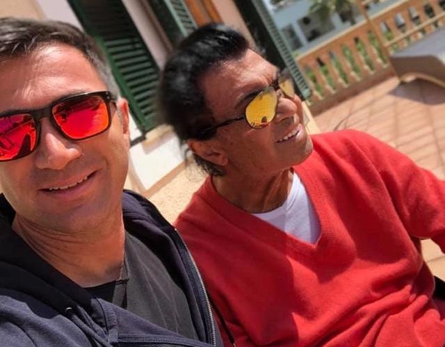 Lucas Cordalis genießt gemeinsame Zeit mit seinem Vater Costa Cordalis. Lucas Cordalis genießt gemeinsame Zeit mit seinem Vater Costa Cordalis.