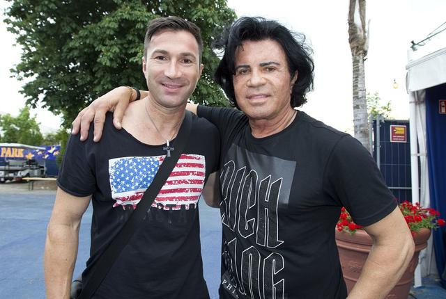 Lucas Cordalis und sein Vater Costa Cordalis im Jahr 2015. Lucas Cordalis und sein Vater Costa Cordalis im Jahr 2015.