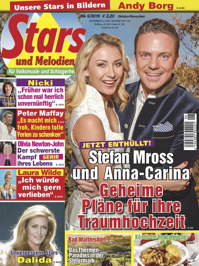 Die aktuelle Ausgabe Nr. 6/2019 von „Stars und Melodien“. Die aktuelle Ausgabe Nr. 6/2019 von „Stars und Melodien“.
