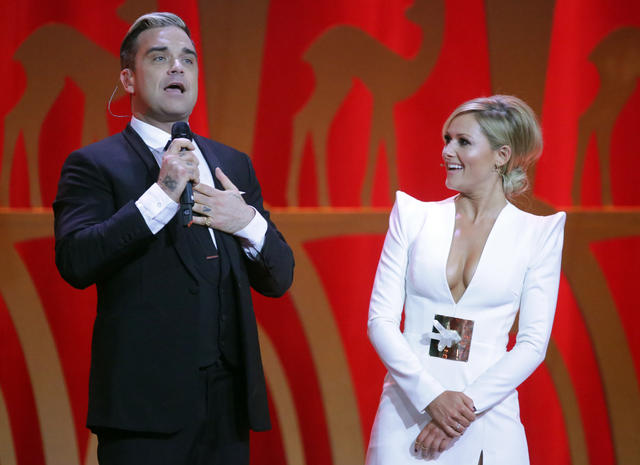 Robbie Williams und Helene Fischer