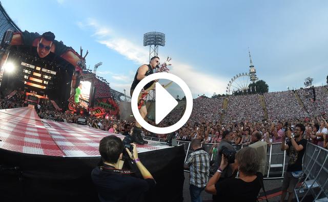 Andreas Gabalier rockt das Olympia-Stadion in München.