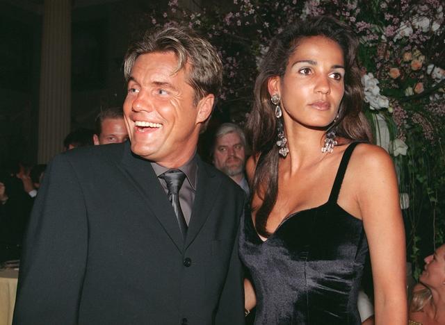 Dieter Bohlen und Nadja Abd el Farrag im Februar 1999 in Berlin. 