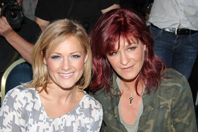 Helene Fischer und Andrea Berg im Jahr 2013. 