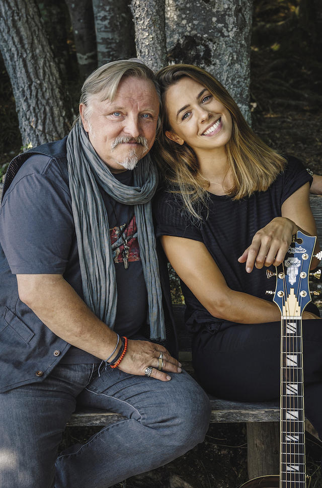 Axel Prahl und Vanessa Mai standen als Vater und Tochter vor der Kamera. 