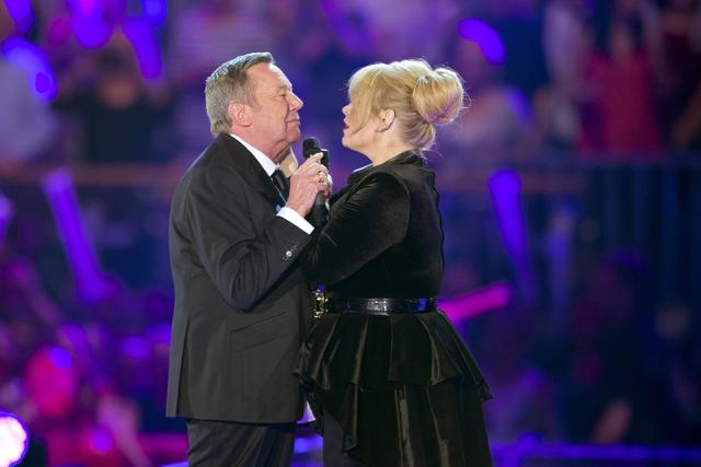 Roland Kaiser uind Maite Kelly Anfang 2019 in Berlin