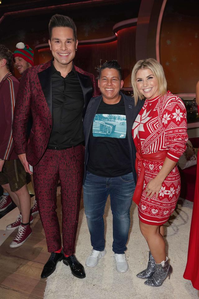 Beatrice Egli und Eloy De Jong mit Kerstin Ott bei den "Schönsten Weihnachtshits" 2019