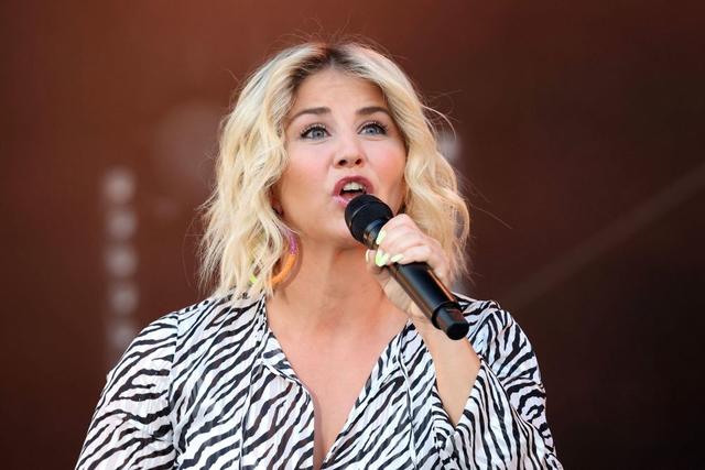 Beatrice Egli im August bei einem Picknickkonzert
