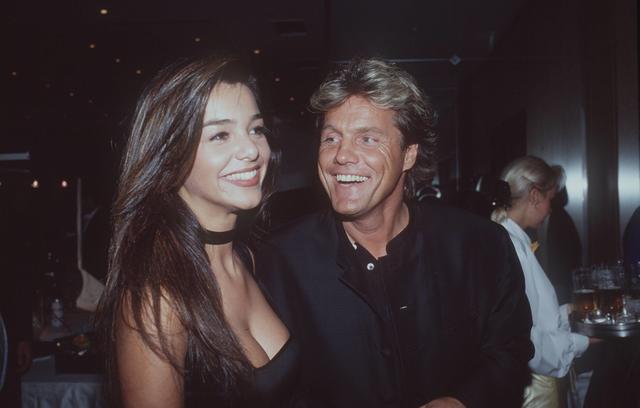 Dieter Bohlen und Verona Feldbusch (heute Pooth) im Jahr 1996.