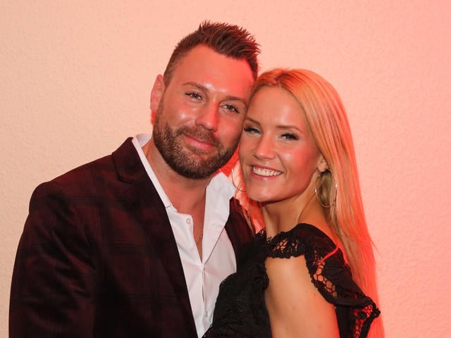Sonia Liebing mit ihrem Mann Markus im Jahr 2019.