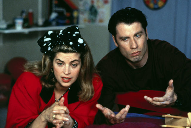 Kristie Alley und John Travolta in "Kuck mal, wer da spricht!" (1989) Kristie Alley und John Travolta in "Kuck mal, wer da spricht!" (1989)