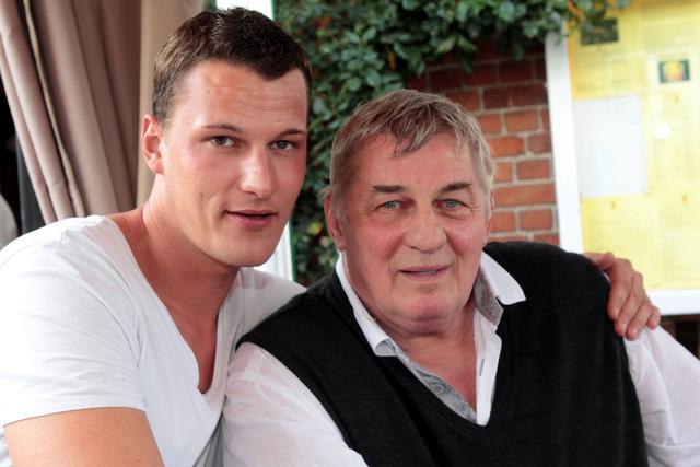Heinz Hoenig und Sohn Lucas, 2014 Heinz Hoenig und Sohn Lucas, 2014
