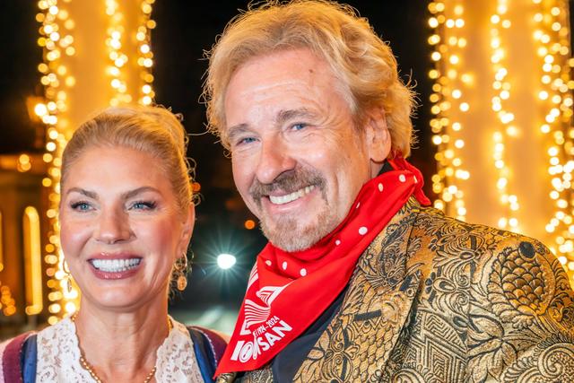 Thomas Gottschalk und Freundin Karina Mroß Thomas Gottschalk und Freundin Karina Mroß