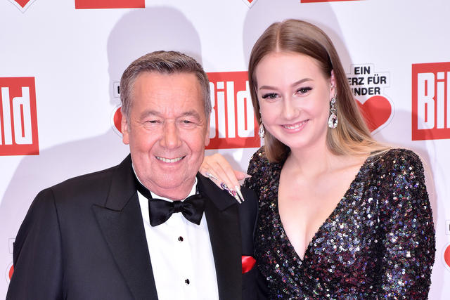 Roland Kaiser mit Tochter Annalena, 2019 Roland Kaiser mit Tochter Annalena, 2019