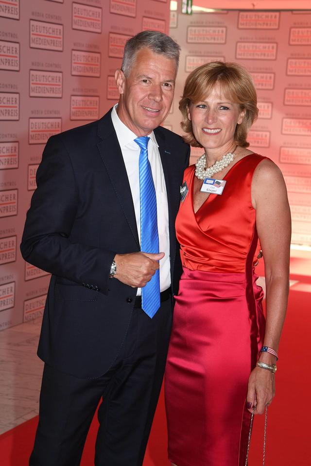 Peter Kloeppel mit Ehefrau Carol, 2017 Peter Kloeppel mit Ehefrau Carol, 2017