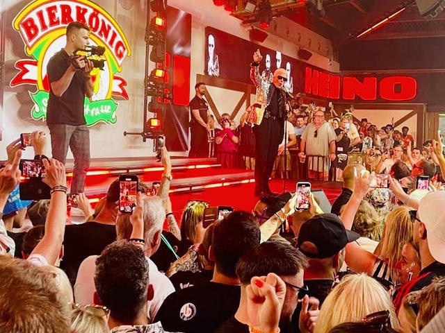 Heinos erster Auftritt im Bierkönig Auftritt auf Malloca am 31.05.2025