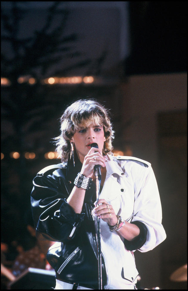 Stéphanie von Monaco als Sängerin im Jahr 1987 Stéphanie von Monaco als Sängerin im Jahr 1987