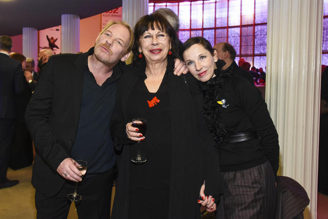 Ben Becker, Mutter Monika Hansen und Schwester Meret Ben Becker, Mutter Monika Hansen und Schwester Meret