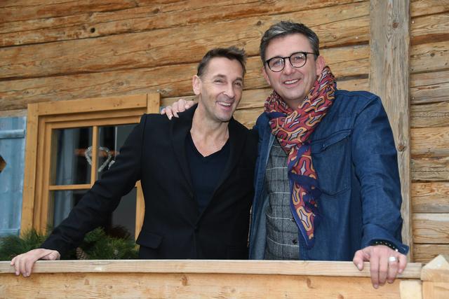 Mark Keller und Hans Sigl – 100 Folgen "Der Bergdoktor", 2017 Mark Keller und Hans Sigl – 100 Folgen "Der Bergdoktor", 2017