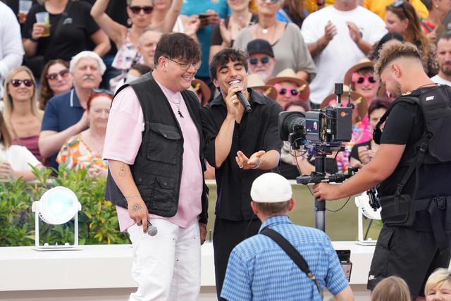 Myle und Isaak im ZDF Fernsehgarten am 13.07.2025 Myle und Isaak im ZDF Fernsehgarten am 13.07.2025