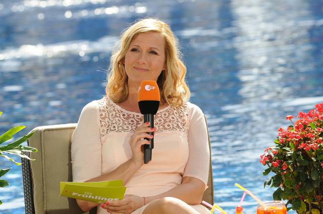 Ein letzter Gruß von Gran Canaria. Anika Kiewel moderiert die letzte ZDF-Frühlingsshow . anika kiewel