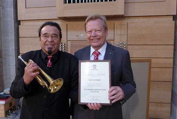 Der Trompeter Walter Scholz wird Musikbotschafter. Walter Scholz