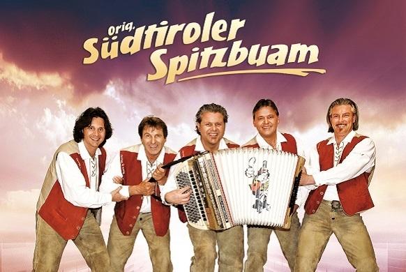 Die sympathische Wiesn-Band macht in der Bräurosl Stimmung. Sie freuen sich auf Euch! Südtiroler Spitzbuam Bräurosl