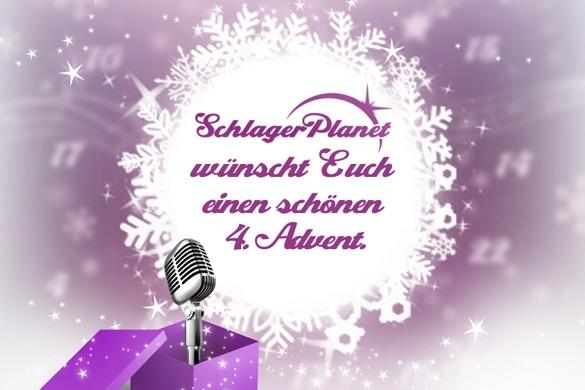Heute ist der vierte Advent. Feiert dies zusammen mit SchlagerPlanet und zündet mit uns gemeinsam die vierte Kerze an! SchlagerPlanet Adventskalender 4. Advent