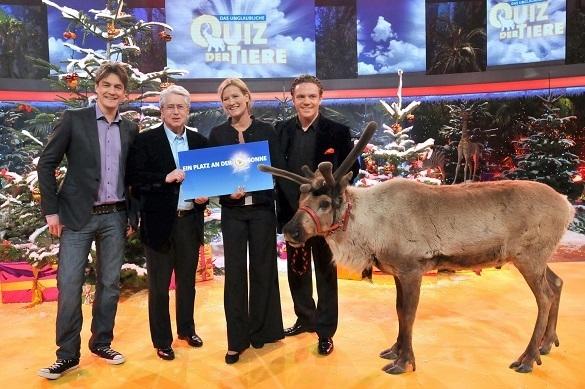 Ich glaub mich tritt ein Rentier! Bei Frank Elstner wird es ganz weihnachtlich! Stefan Mross Quiz der Tiere