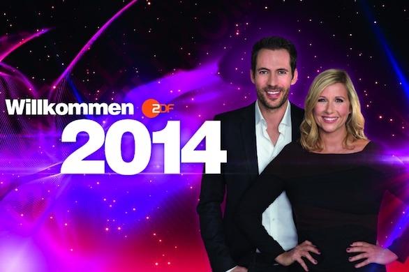 Die Moderatoren sagen: Willkommen 2014 - und Ihr könnt dabei sein! Willkommen 2014 ZDF