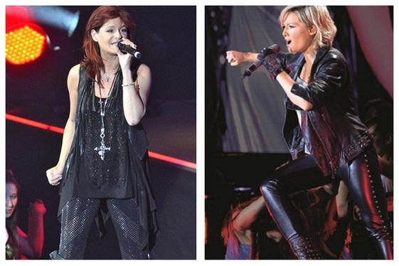 Beide Schlagerköniginnen wissen ihr Können und ihre Reize auf der Bühne perfekt einzusetzen. Andrea Berg Helene Fischer