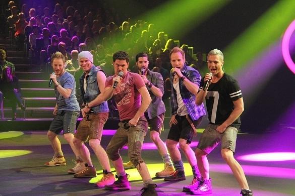 Beim Auftritt zeigten die sechs Jungs von voXXclub einmal mehr was in ihnen steckt! voXXclub live