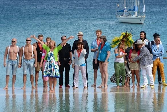 Andrea Kiewel begrüßt zum vierten Mal ihre Gäste von der Sonneninsel Fuerteventura beim Fernsehgarten on tour. ZDF Fernsehgarten Fuerteventura