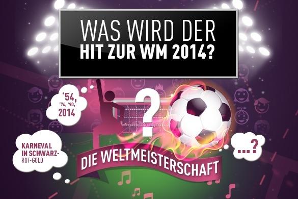 Fussball WM Songs Hits 2014 Infografik Fussball-WM - WM-Hit - Kurioses