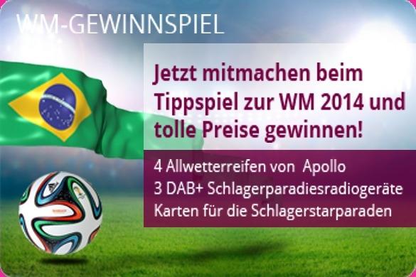 Ganz schön verlockend: Durch ein paar kleine Tipps könntet Ihr zu den Gewinnern des Schlagerparadies-Tippspiels zu Fußball Weltmeisterschaft gehören. Schlagerparadies Tippspiel Fußball WM