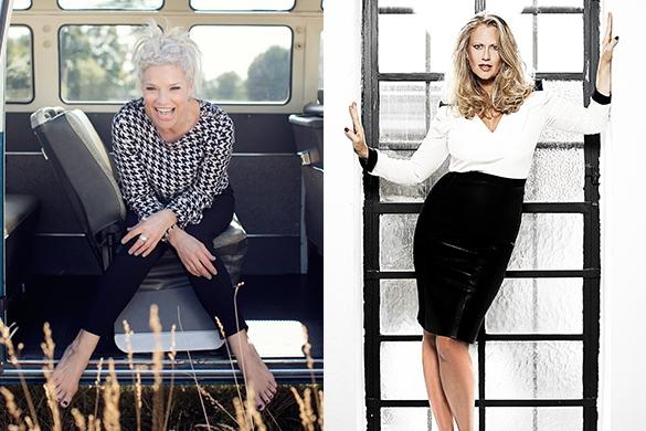 Man könnte meinen, sie seien Schwestern: Barbara Schöneberger und Ina Müller. Ina Müller Barbara Schöneberger