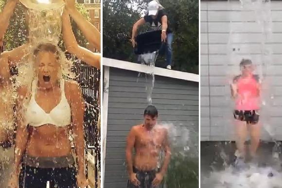 Viele Künstler beteiligten sich an der Aktion, um auf ALS aufmerksam zu machen. Ice Bucket Challenge Schlagerstars