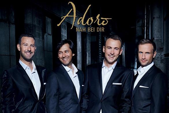 Mit Nah bei dir beschreiten Adoro neue Wege. Im Zeichen des Golden Swing machen sie sich auf eine musikalische Zeitreise. Adoro neues Album Nah bei dir
