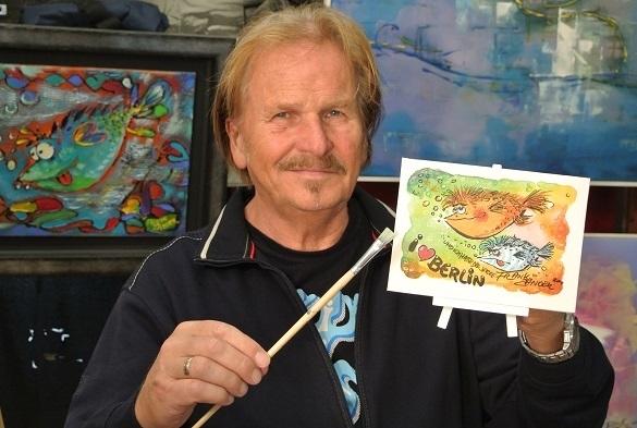 Frank Zander bringt einen „Fischologie“-Kalender für 2015 auf den Markt. Frank Zander Kalender