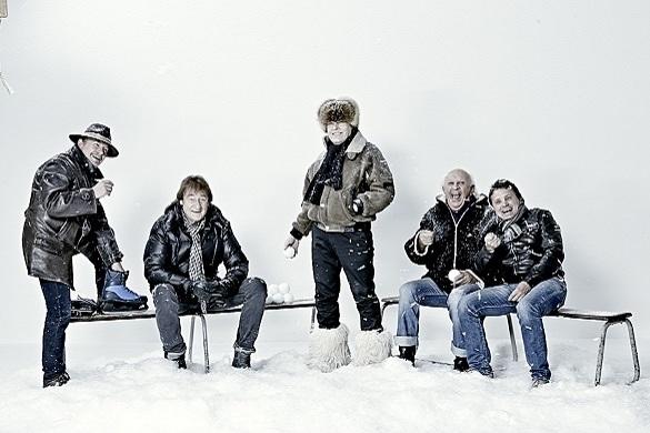 Gewappnet gegen den Schneesturm. In 45 Jahren Bandgeschichte erlebte das Quintett besondere Konzertmomente in Ost und West. Mauerfall die Puhdys