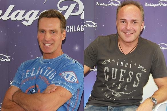 Tim Toupet und Jürgen Milski engagieren sich dieses Jahr beim Spendenmarathon. Tim Toupet Jürgen Milski Spendenmarathon