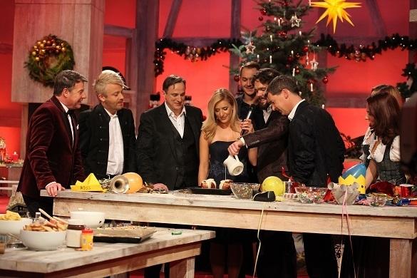 Auch das Backen ist Teil der weihnachtlichen Show von Stefanie Hertel. Stefanie Hertel Die schönsten Weihnachtslieder