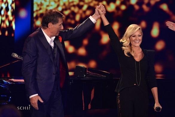 Zwei Mal standen Helene Fischer und Udo Jürgens gemeinsam auf der Bühne und sangen Merci, Chérie. Helene Fischer Udo Jürgens