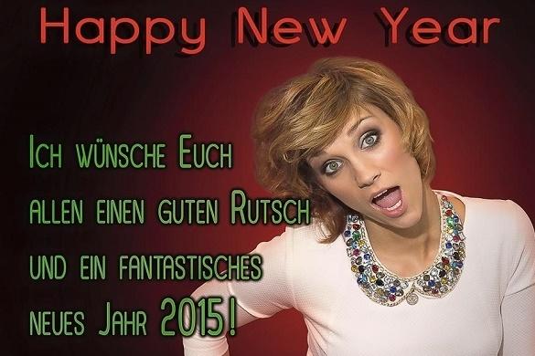 Anna-Maria Zimmermann Silvester Neujahr 2015 Facebook Post