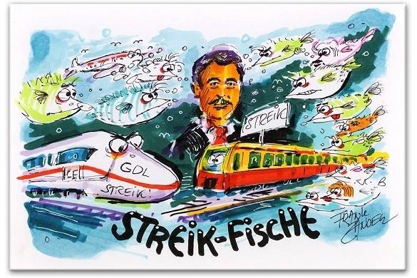 Frank Zander Streik-Fische