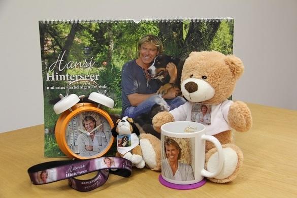 Auch beim Merchandising ist Hansi Hinterseer ein Allrounder. Hansi Hinterseer Fan-Artikel