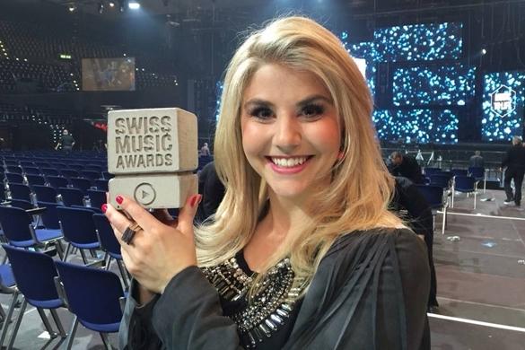 Über ihren Preis freute sich Beatrice Egli umso mehr, da es im vergangenen Jahr nicht geklappt hatte. Beatrice Egli Swiss Music Award